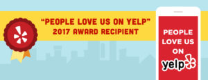 Grupo Premier Law premiado por Yelp. Título del premio La gente nos ama en Yelp 2017.