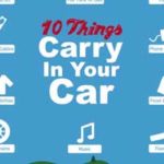 10 Things to Carry In Your Car Infographic