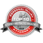 Patrick Kang received the award: Top 10 Personal Injury Attorney