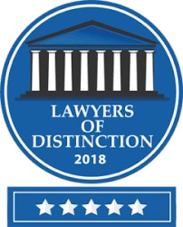 Patrick J Kang Certified as a Member of Lawyers of Distinction